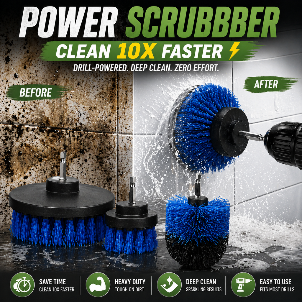 PowerScrub Pro™ – Drill Brush Kit