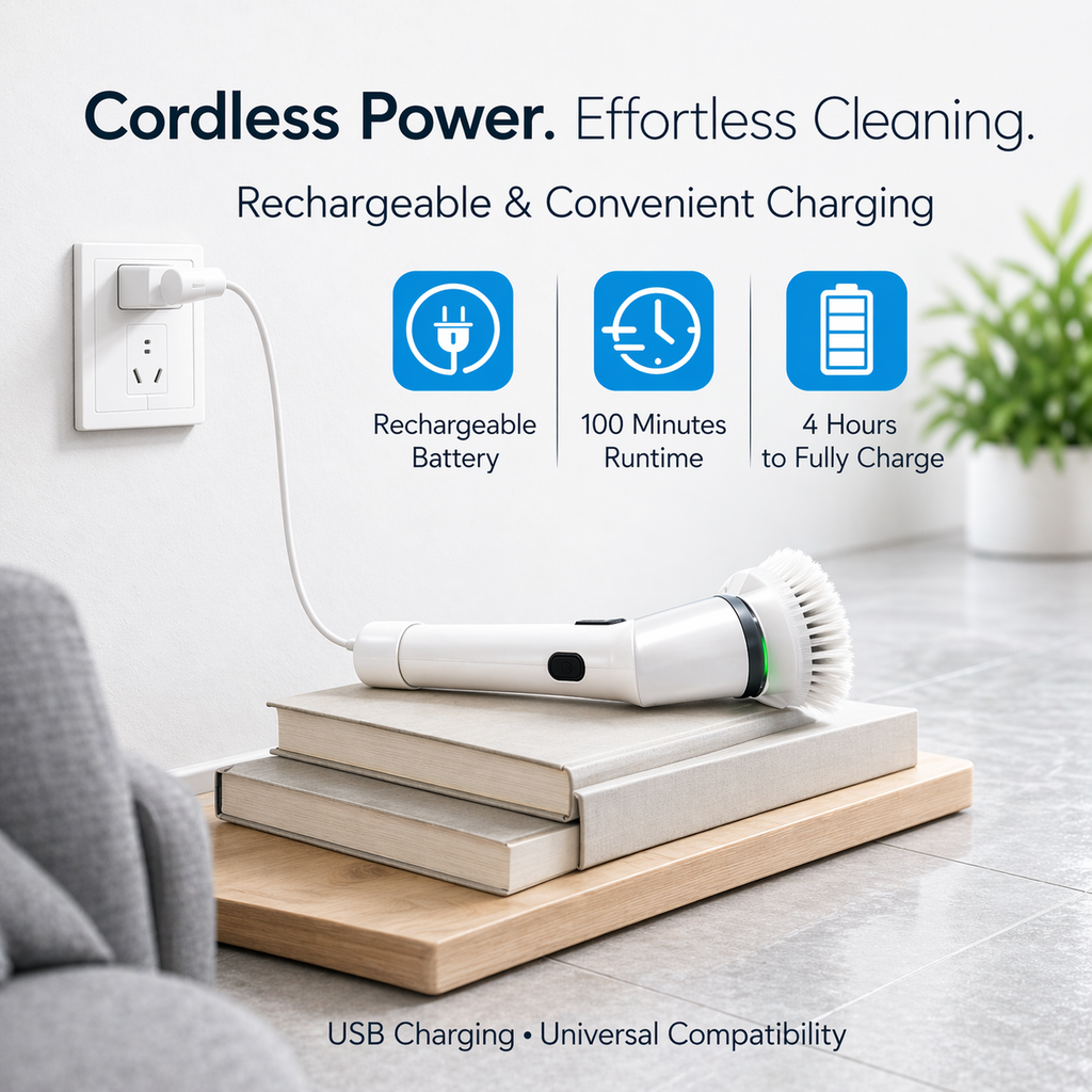 Cordless Power Scrubber™ – Deep Cleaning Tool
