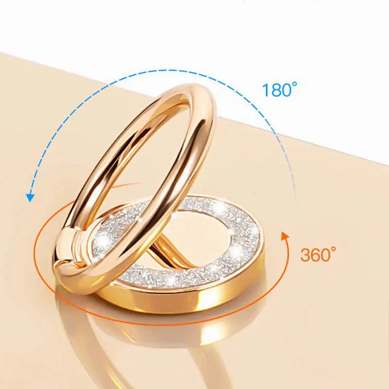 Fashion Stand Mobile Phone Accessories Portable Ring Bracket Bling Finger Ring Phone Holder for Xiaomi iPhone 14 15