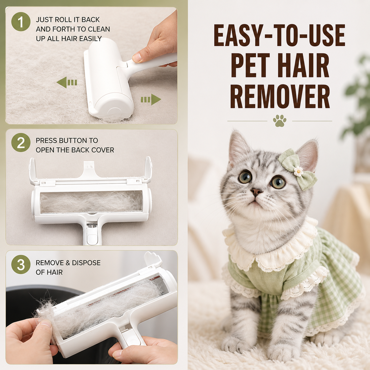 Pet Hair Roller™ – Reusable Lint Remover